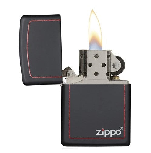 Classic Black and Red Zippo