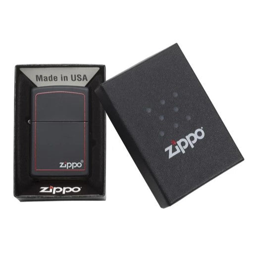 Classic Black and Red Zippo