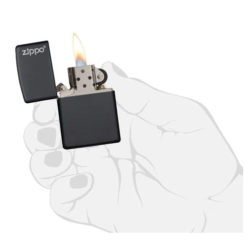 Classic Black Matte with Zippo Logo