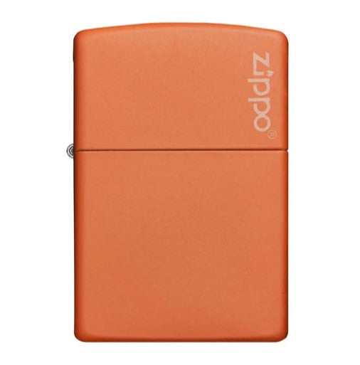 Classic Orange Matte Zippo Logo
