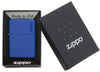 Classic Royal Blue Matte Zippo Logo