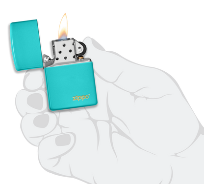 Flat Turquoise con Logo