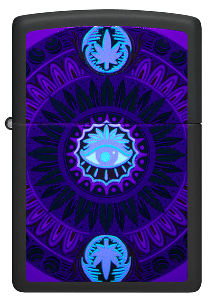 Leaf Pattern Black Light