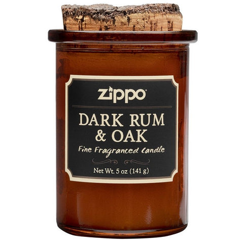 Candela Zippo Dark Rum & Oak