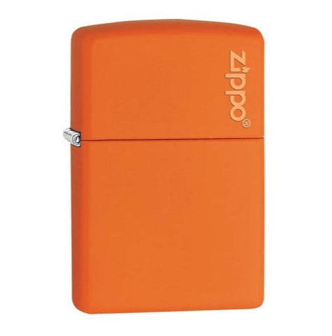 Classic Orange Matte Zippo Logo